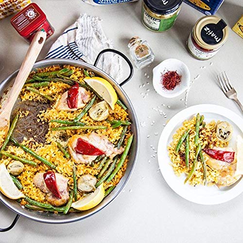 Matiz España Bomba Paella Rice from Spain (2.2 lbs) - Authentic Spanish Short Grain Rice for Paella, Risotto & Arroz Negro | Gluten Free, Natural & Firm Texture | Perfect for Home Cooking, Spanish Cuisine & Gourmet Meals (2 Bags)