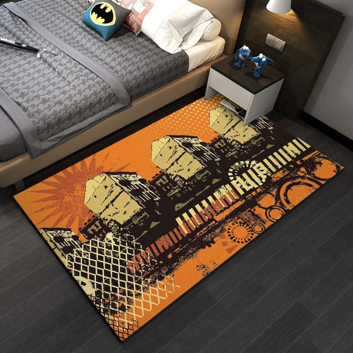 Soft Kids Room Rug - Anti-Skid Large Area Rug for Bedroom & Living Room - Luxury Comfy Indoor Home Decor Carpet 5'x7.5' - Perfect for Nursery, Playroom & Cozy Family Spaces