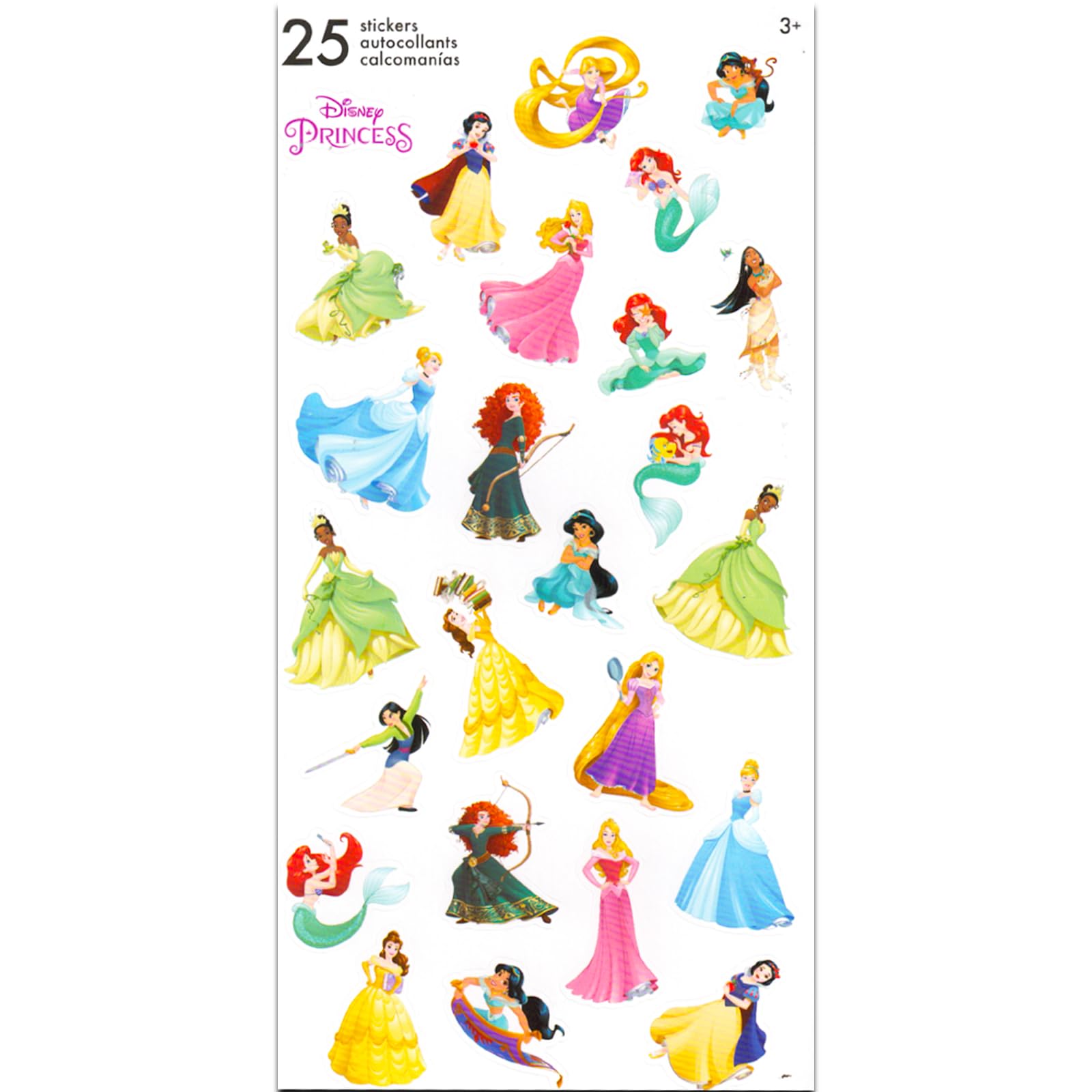 Disney Princess Reusable Shopping Tote Bags 2-Pack - Eco-Friendly Grocery Bags for Women & Girls, Perfect for Grocery Shopping, Beach Trips, and Gift Giving
