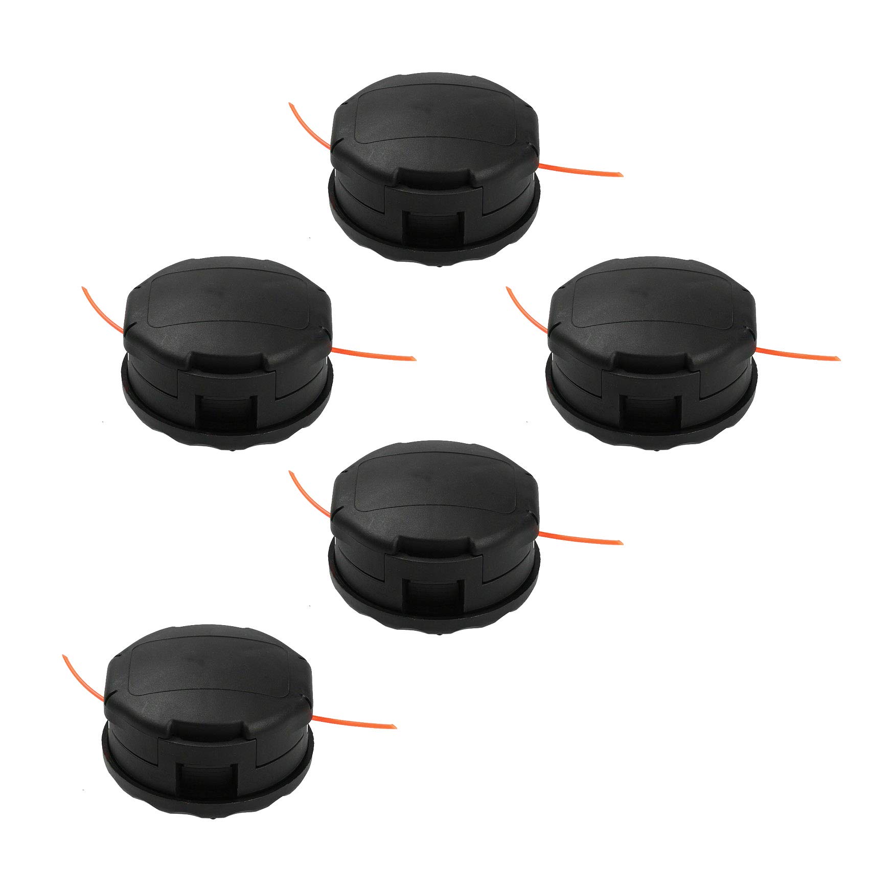 5 Pack SRM225 String Trimmer Head Replacement - Compatible with Echo Speed Feed 400, SRM-230, SRM-210, SRM2100 & Shindaiwa T195S, T220, T222, T230 - Durable Weed Eater Replacement for Lawn Care & Landscaping