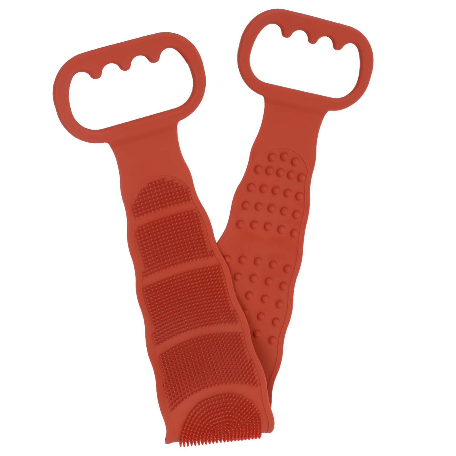 Premium Silicone Exfoliating Bath Brush & Body Scrubber - Dual-Sided Massage Shower Towel with Belt for Deep Cleansing & Skin Renewal - Perfect for Spa, Home Use & Gift Ideas