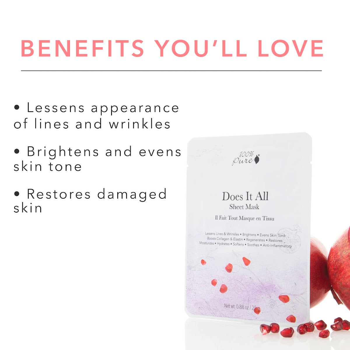 Best Does It All Sheet Mask for Hydration & Anti-Aging - Korean Skincare Facial Treatment for Glowing Skin | Perfect for Night Routine & Self-Care Days
