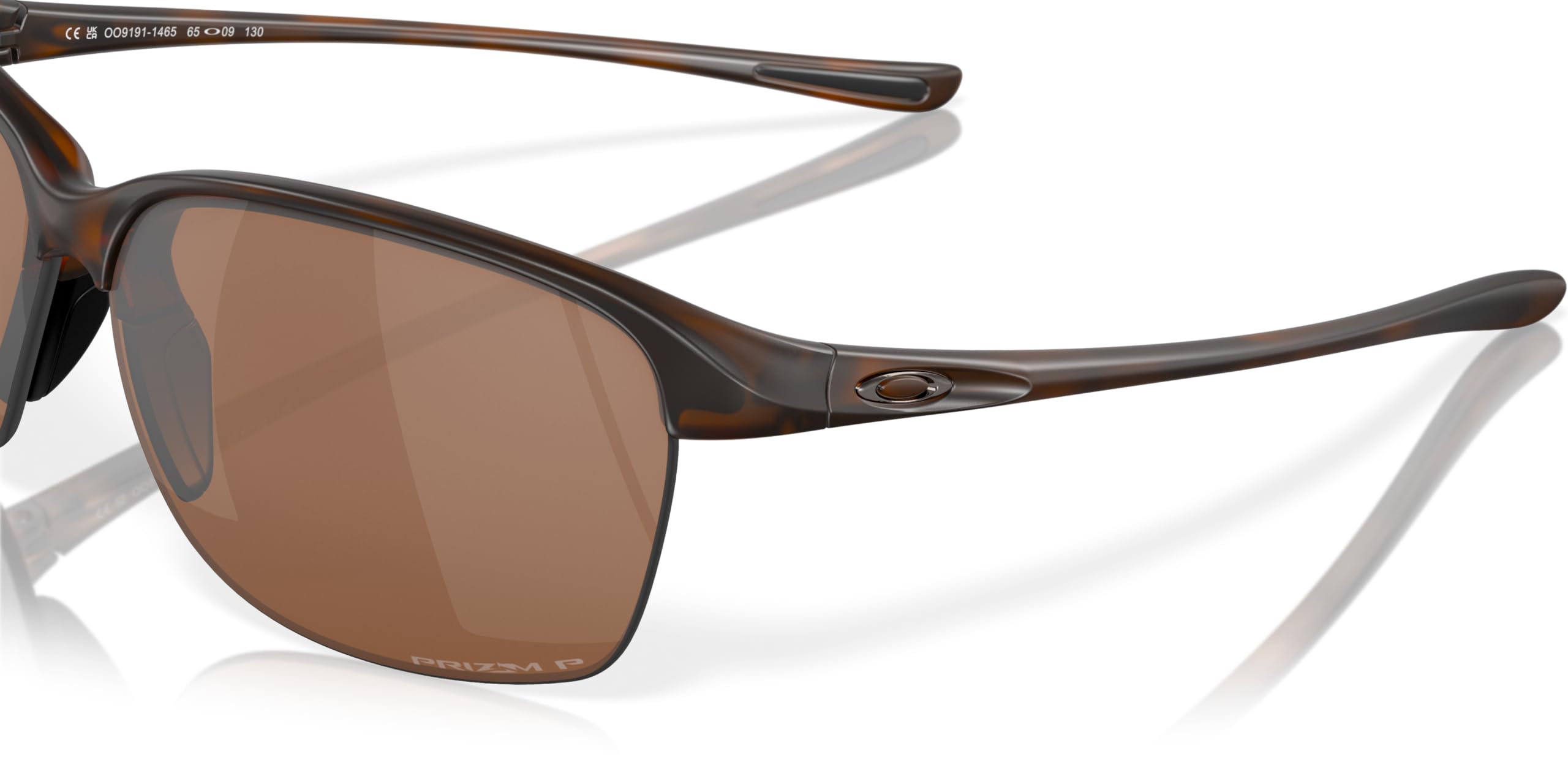 Oakley Women's Oo9191 Unstoppable Rectangular Sunglasses - Matte Brown Tortoise Frame with Prizm Tungsten Polarized Lenses (65mm) | UV Protection for Running, Cycling & Outdoor Sports