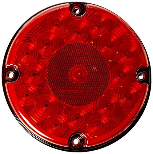 Grote 53422 7 LED Stop Tail Turn Light with Reflex - Heavy Duty Truck Trailer Brake Lights for Semi, RV & Commercial Vehicles - Weatherproof & Durable Lighting Solution