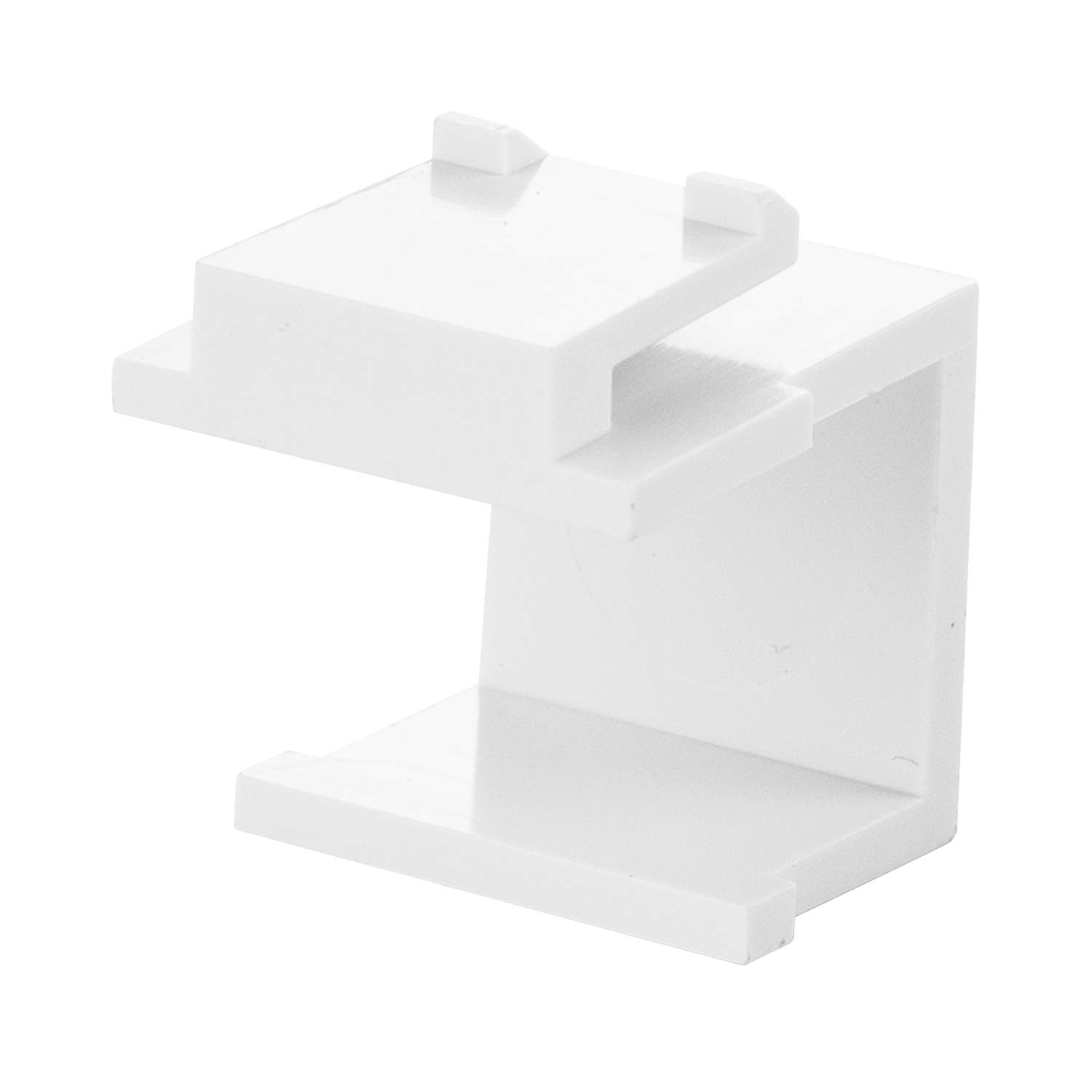 20-Pack Blank Keystone Jack Inserts for Network & AV Setup