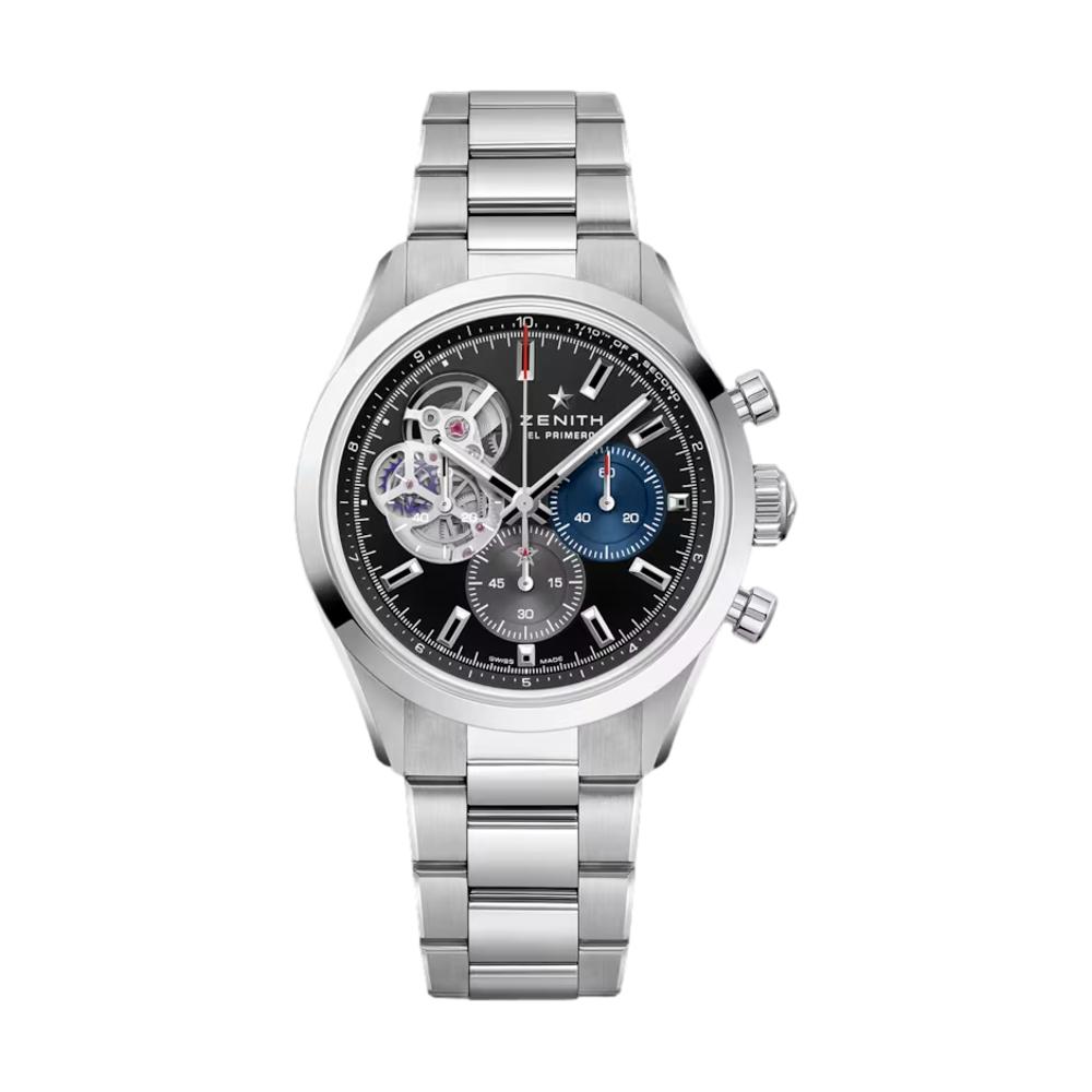 Chronomaster Open Black Watch - Luxury Men's Automatic Chronograph for Business, Dress & Special Occasions