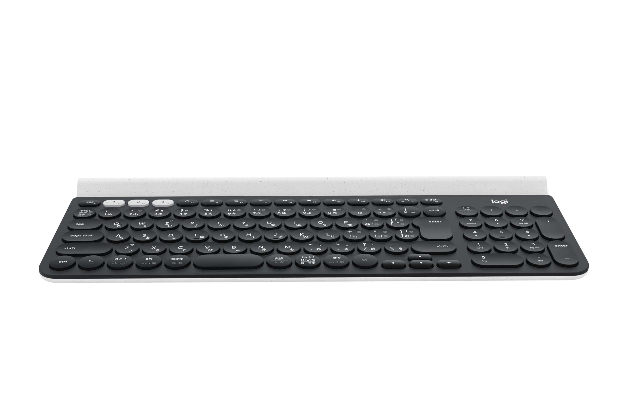 Logitech K780 Multi-Device Wireless Keyboard for PC, Mac, iPad - Bluetooth & USB Connectivity - Ergonomic Design for Home & Office Use