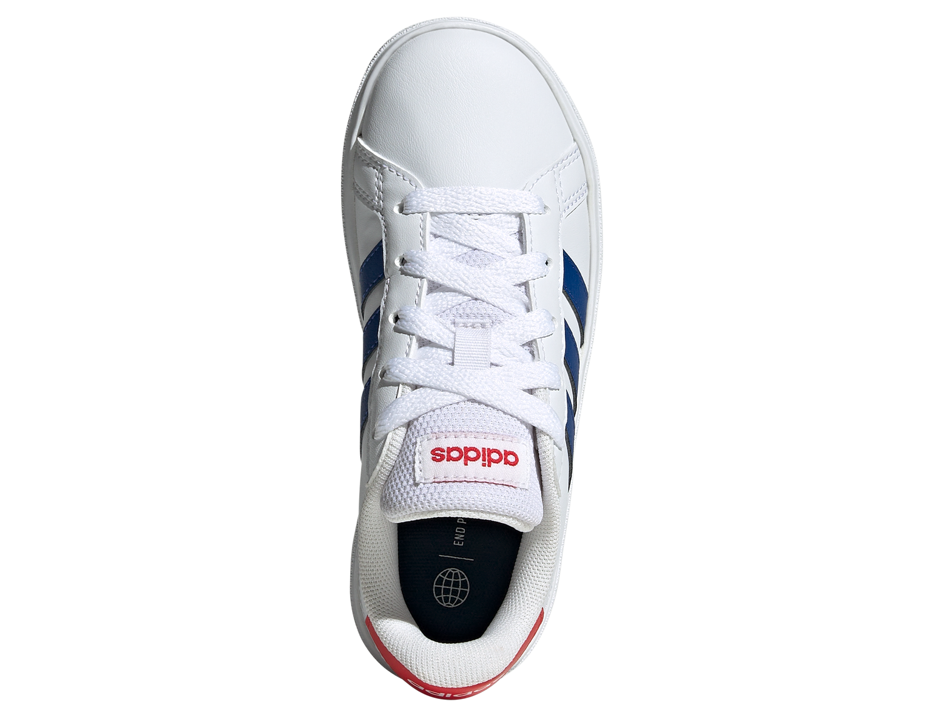 Adidas Junior Grand Court 2.0 K Sneakers for Kids - GW6504 - Lightweight Comfortable School & Casual Shoes for Boys and Girls