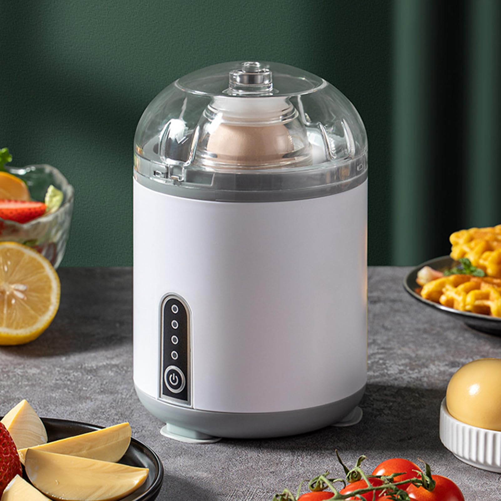 Electric Egg Spinner - Portable Egg Scrambler for Perfect Boiled Golden Eggs | Efficient Uniform Mixing | Multifunctional Kitchen Tool for Egg Yolk & White Blending | Great for Breakfast, Baking & Meal Prep