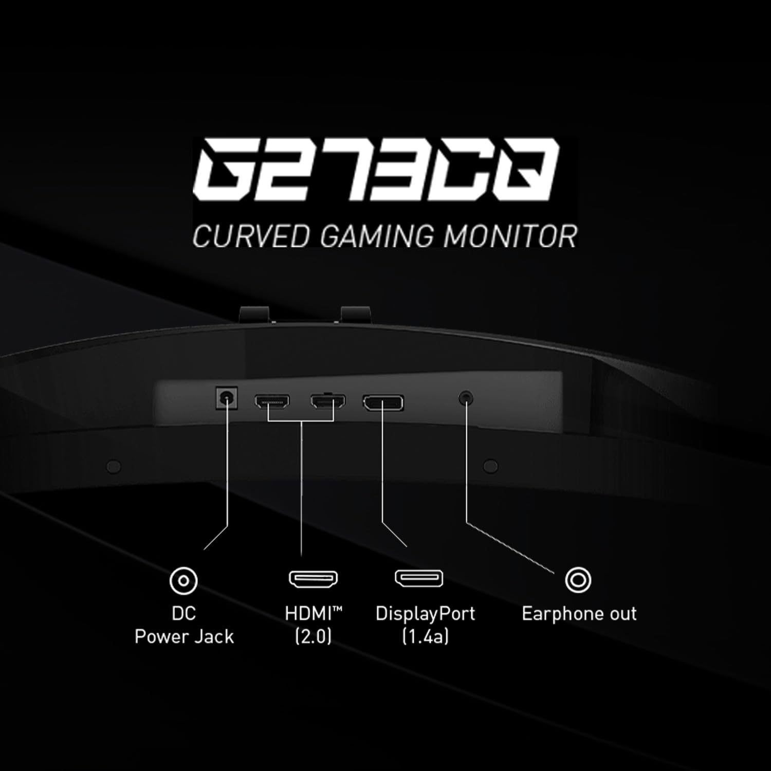 MSI G273Q 27-inch QHD Gaming Monitor - 2560x1440, 170Hz, 1ms, AMD FreeSync Premium, HDR Ready, HDMI/DisplayPort, Adjustable Stand - Perfect for Esports, FPS & Console Gaming