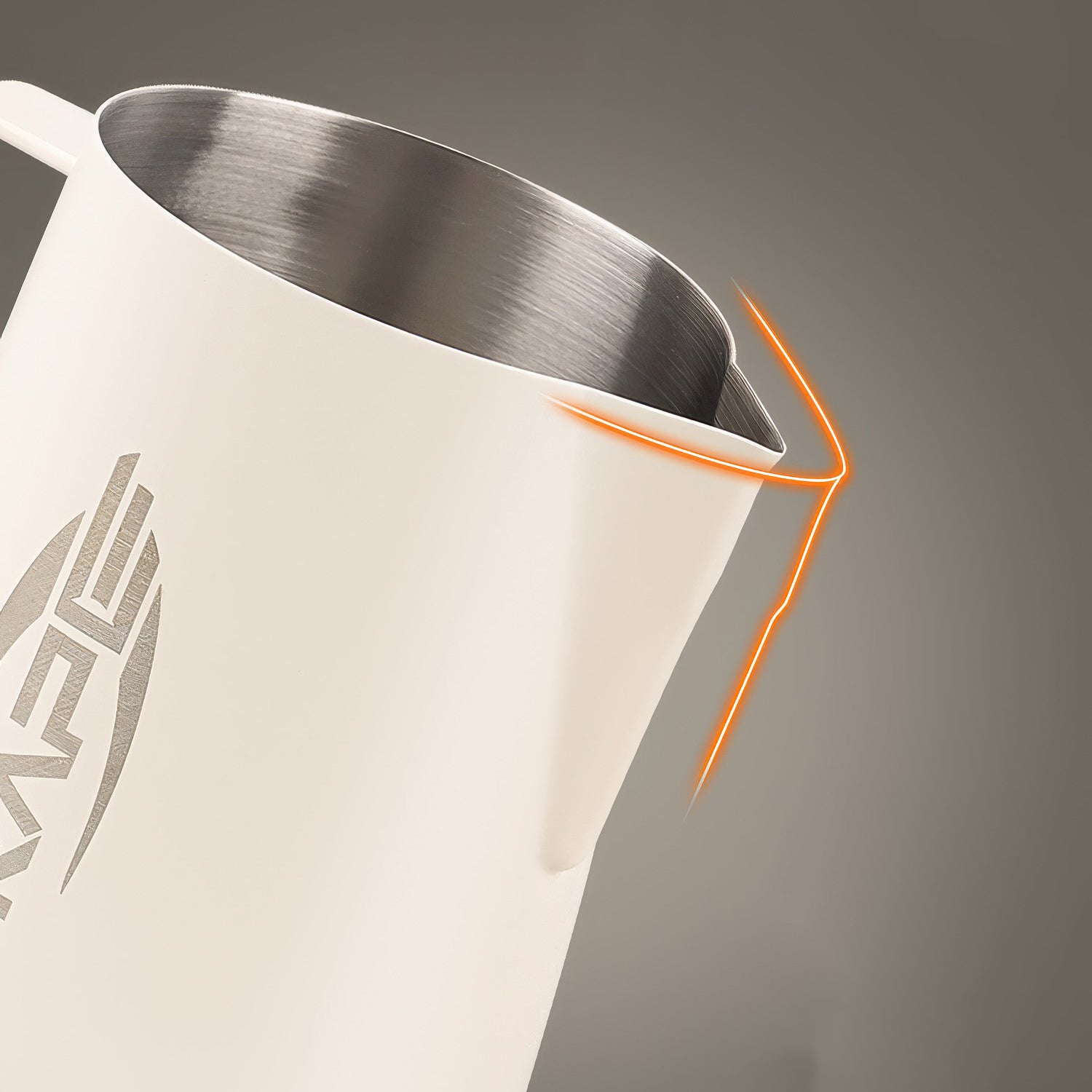 Premium Stainless Steel V1 Milk Frothing Pitcher for Latte, Cappuccino & Hot Chocolate - Barista-Grade Coffee Accessory for Home & Café Use