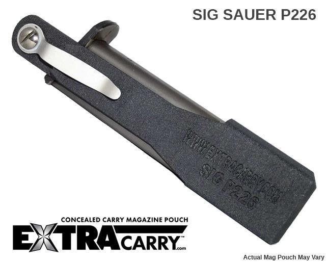 Sig Sauer P226 9mm 13 Round Magazine Pouch - Tactical Holster for Concealed Carry & Range Shooting Accessories