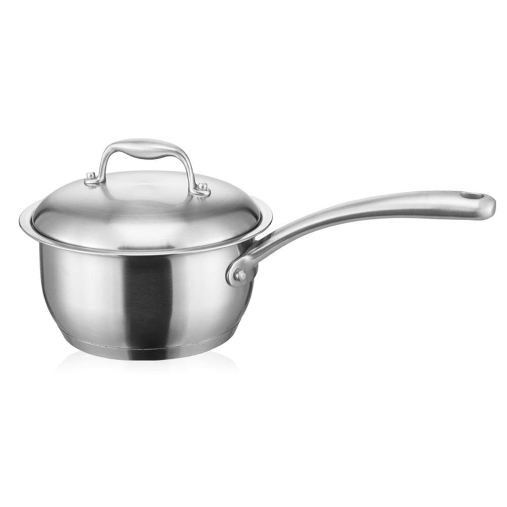 Premium Stainless Steel Milk Pan - Thickened Non-Stick Saucepan for Cooking, Boiling Milk, Soup & Noodles | Medical Stone Coating | Perfect for Kitchen, Restaurant & Home Use