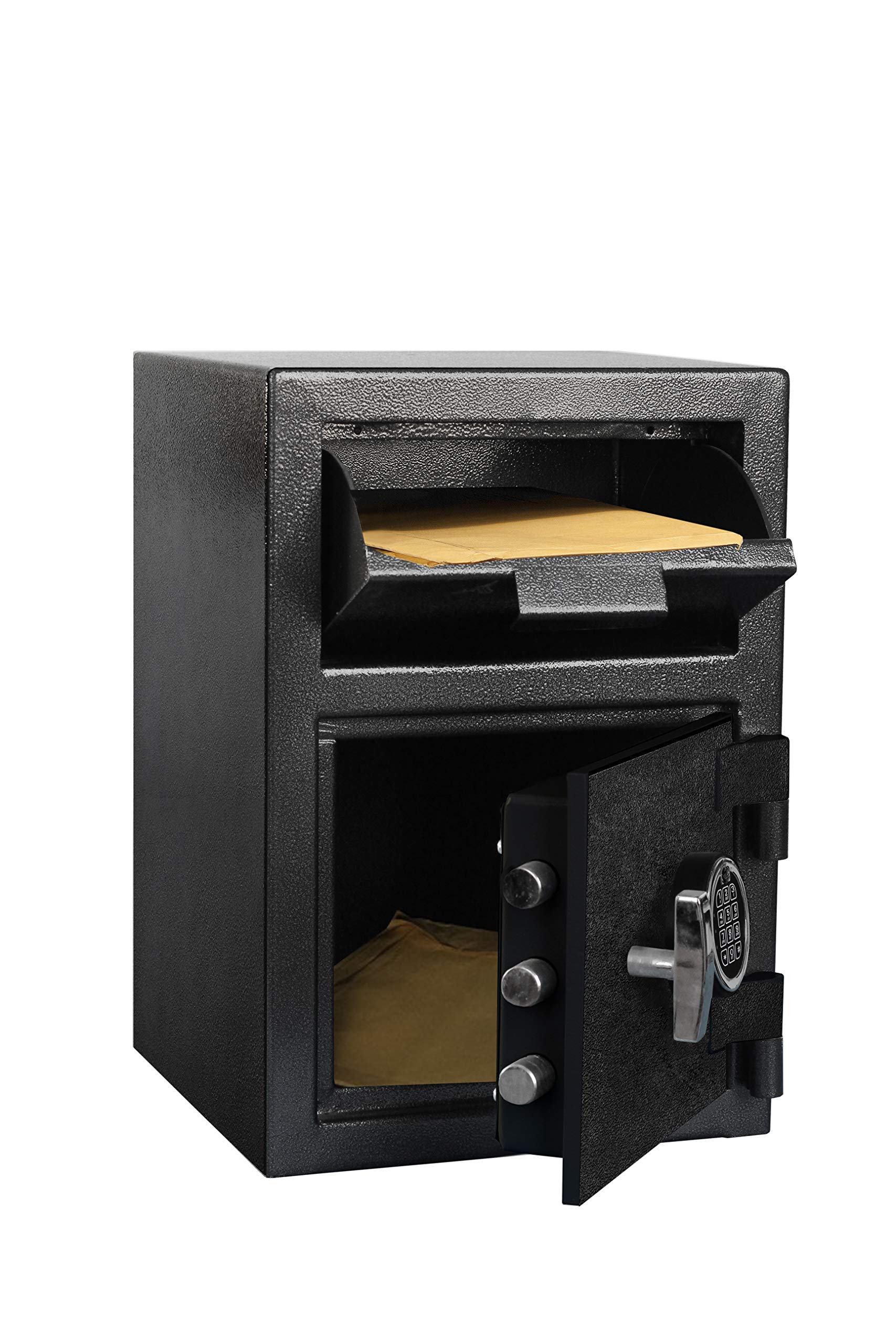 Templeton Safes Standard Depository Drop Slot Safe - Electronic Keypad with Combination Lock & Backup Key - 1.12 Cubic Feet Capacity - Ideal for Retail Stores, Offices & Cash Handling Businesses