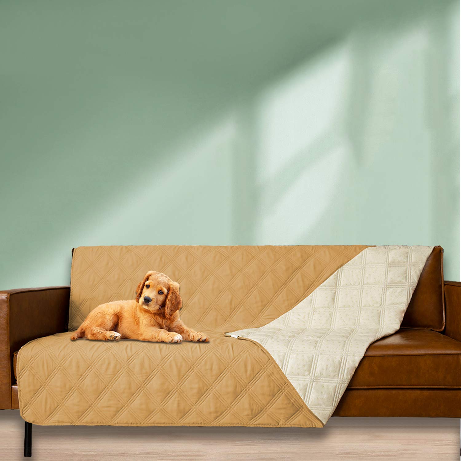 Waterproof Dog Bed Cover with Non-Slip Backing - Pet Blanket Protector for Furniture, Couch & Sofa - Perfect for Indoor Use, Travel & Car Rides