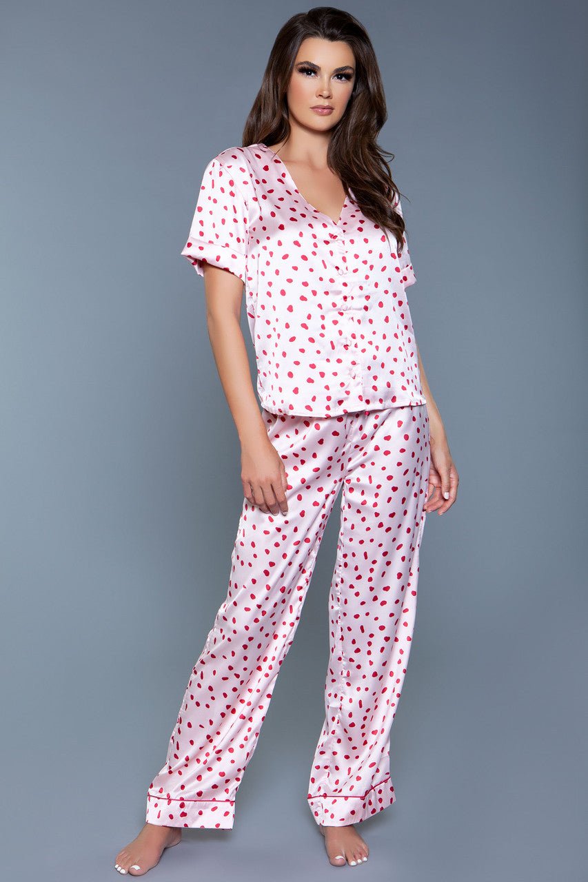BeWicked Women's Camellia Pajama Set 2086 - Soft Sleepwear for Women, Comfortable Nightwear for Lounge & Bedtime