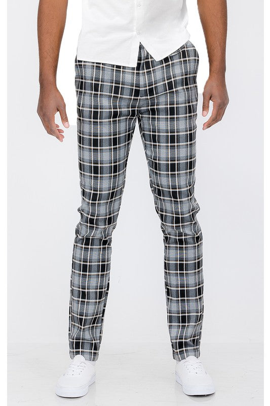 Stylish Plaid Trouser Pants for Women & Men - Comfortable & Fashionable Casual Office Pants - Perfect for Work, Business Meetings & Everyday Wear