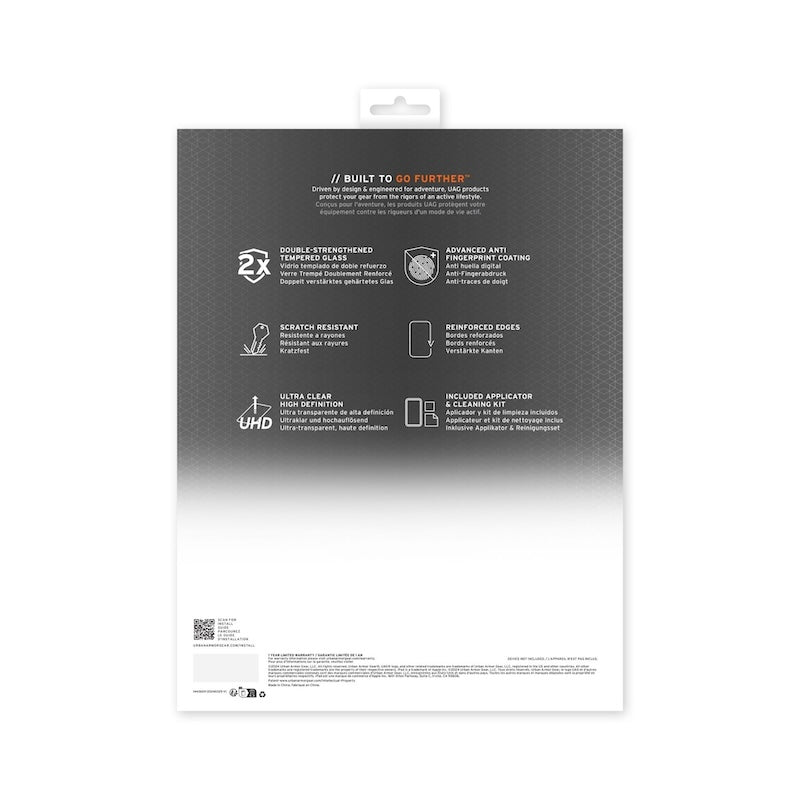 UAG Screen Protector for iPad Pro 13 M4 - Tempered Glass, Anti-Scratch, Bubble-Free - Perfect for Work, Study, and Entertainment