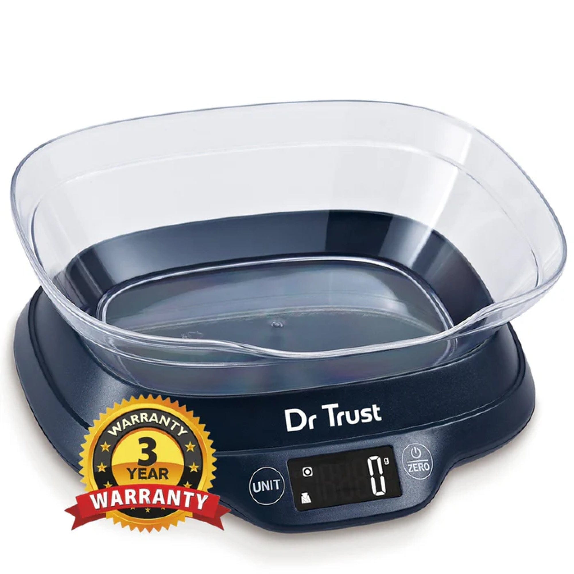 Dr Trust USA Digital Kitchen Scale - 500g Precision Food Weight Scale for Cooking, Baking, and Portion Control | Compact & Accurate Measuring Device for Home & Professional Use