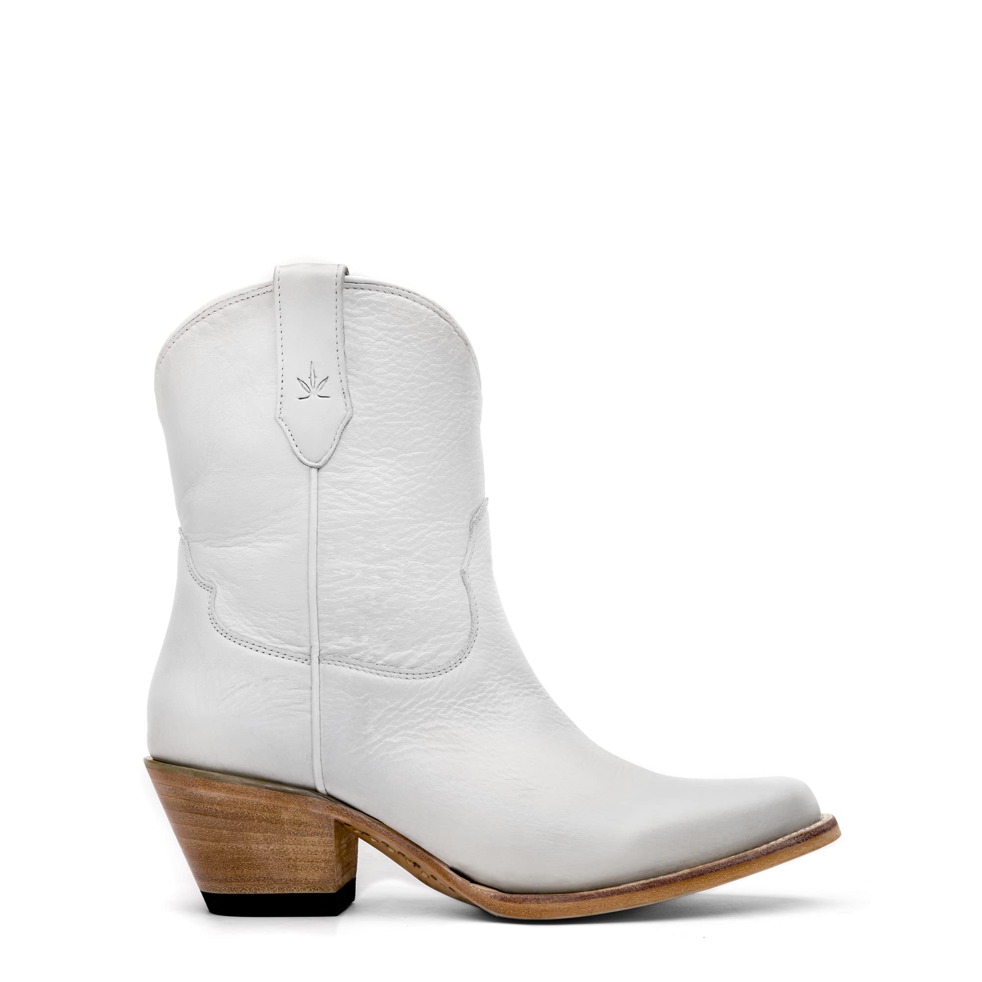 Authentic Hand-Painted Women's Western Leather Boots with Side Zipper - Vienna Mezcalero Collection | Stylish Cowgirl Boots for Country Dancing, Rodeo & Everyday Fashion