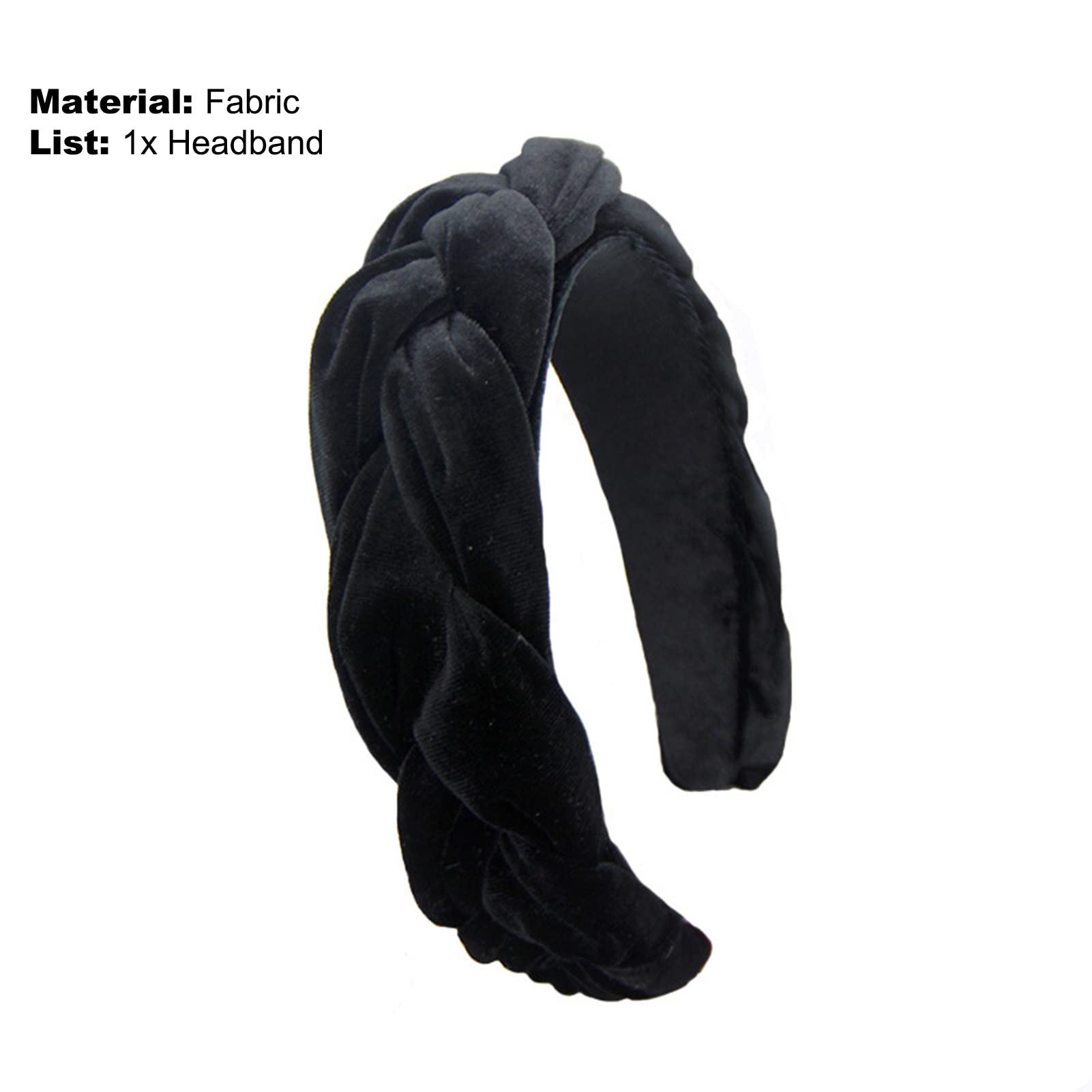 Andifangqi Soft Fabric Wide Brim Hair Clip & Headband - Anti-Deform Hair Hoop for Women & Girls | Perfect for Work, Gym, Yoga, and Everyday Styling