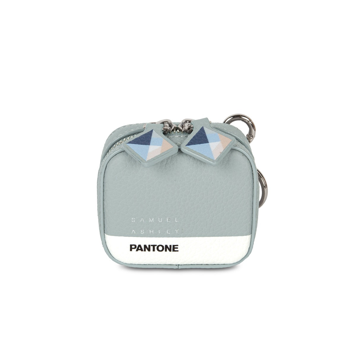 Premium Samuel Ashley x Pantone Leather Keychain Pouch - Stylish & Durable Key Holder for Men & Women - Perfect for Home, Office, Travel & Everyday Use
