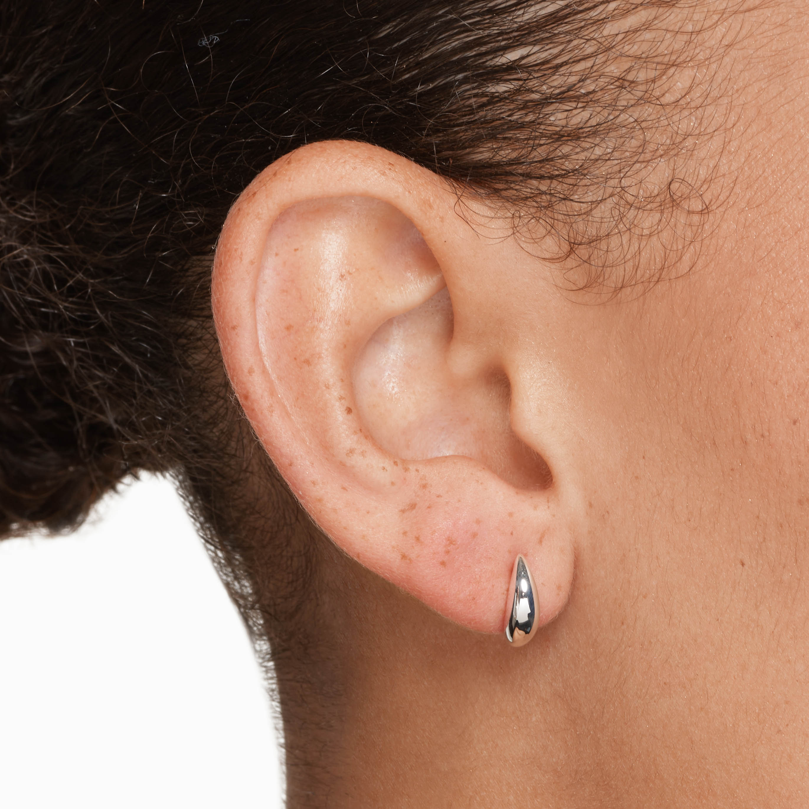 Mini Dome Stud Earrings in Sterling Silver - Elegant & Hypoallergenic Jewelry for Women, Perfect for Everyday Wear & Gift Giving