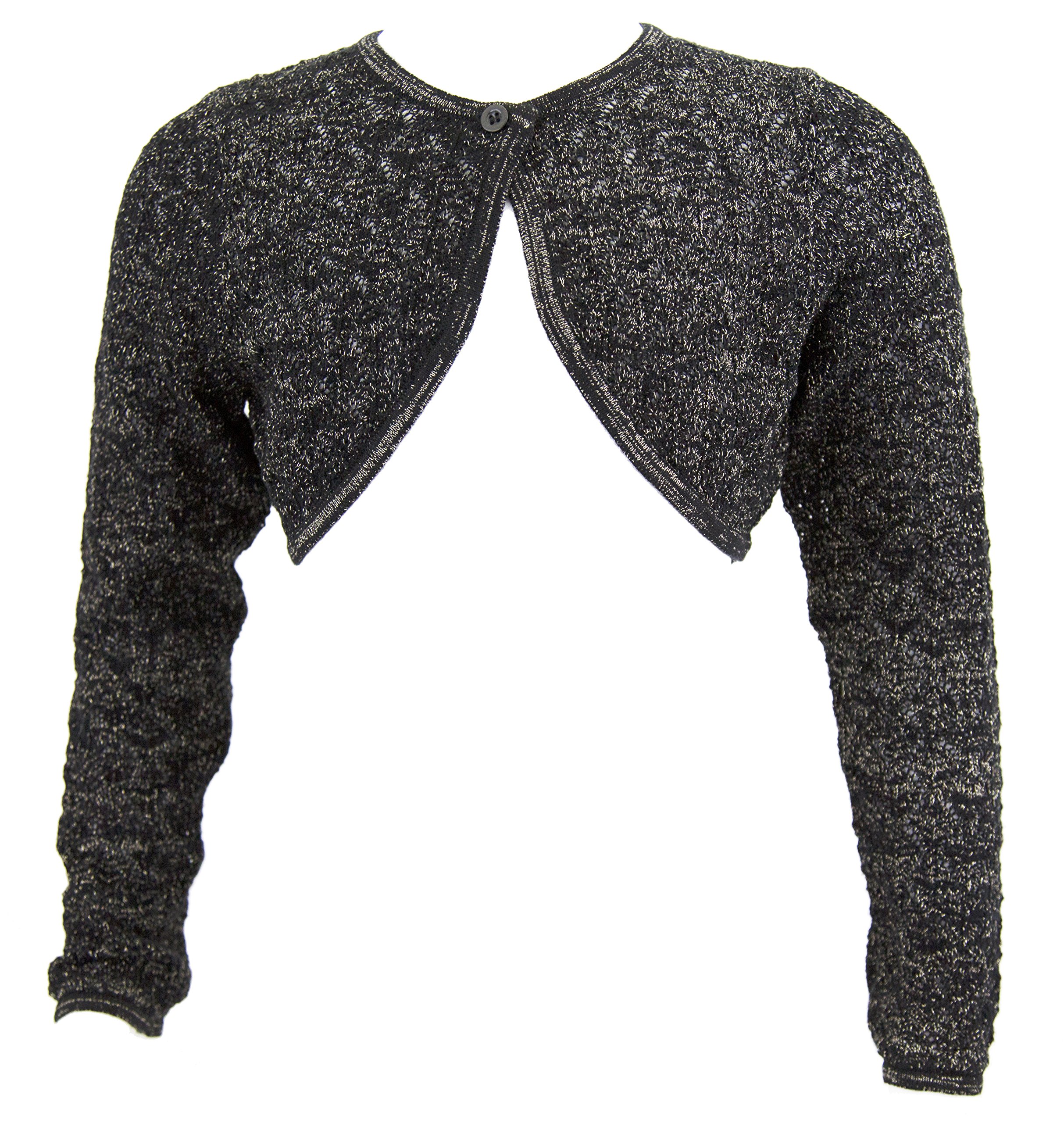 Girls' Cropped Crochet Cardigan - Soft Boho Summer Sweater for Kids, Perfect for Beach Outfits & Casual Wear
