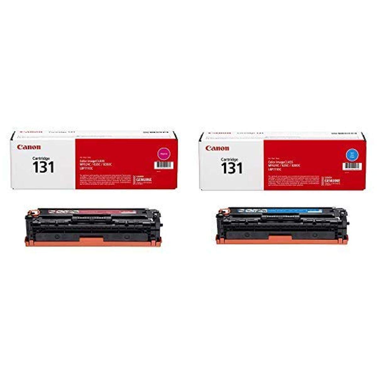Original Canon 131 Magenta & Cyan Toner Cartridges - High-Quality Replacement for Canon Printers - Perfect for Office & Home Printing Needs