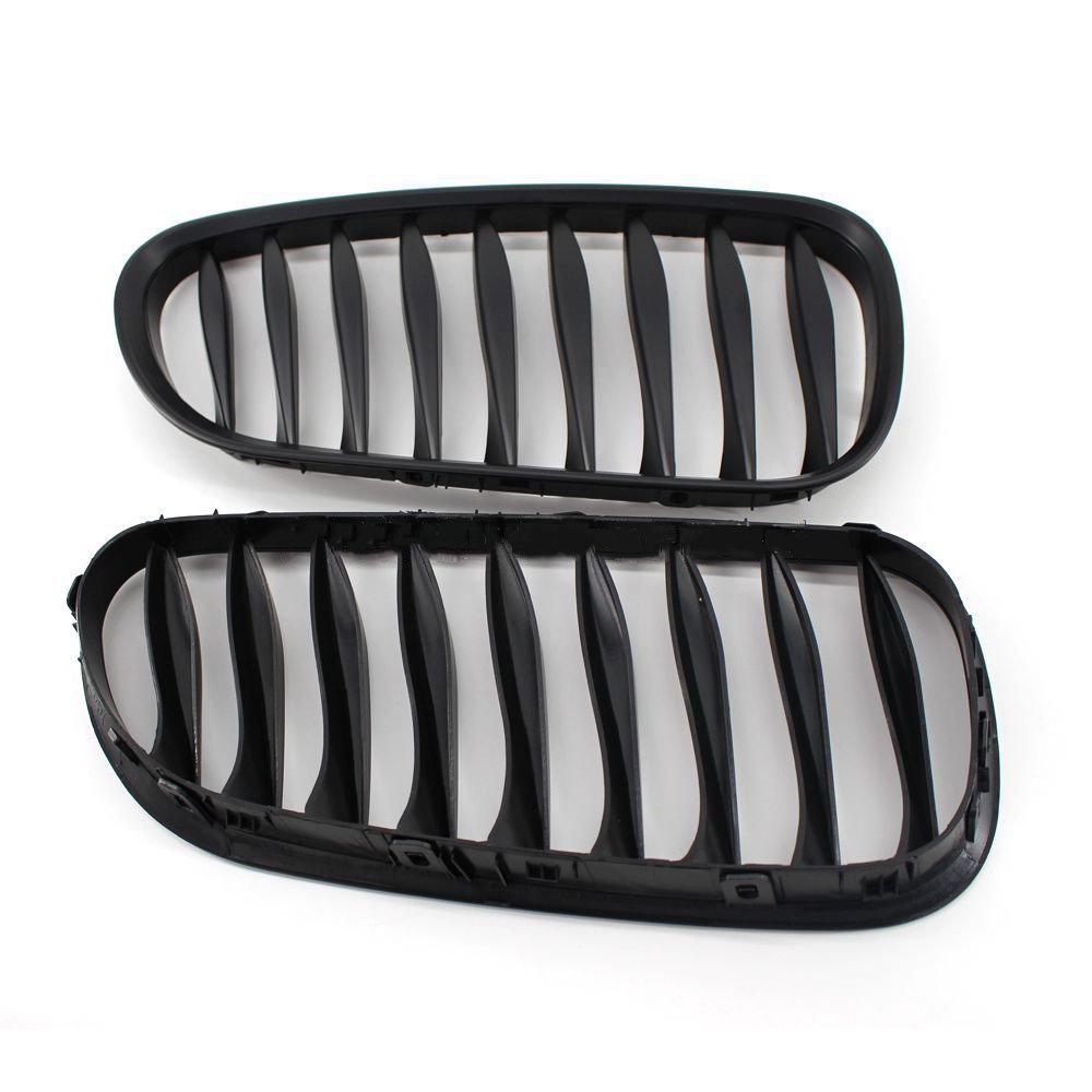 BMW Z4 E85 2003-2007 Black HIPS Plastic Front Hood Kidney Grille Replacement - High Gloss Finish, Perfect Fit for BMW Z4 E85 Models - Upgrade Your Car's Style for Daily Driving & Car Shows