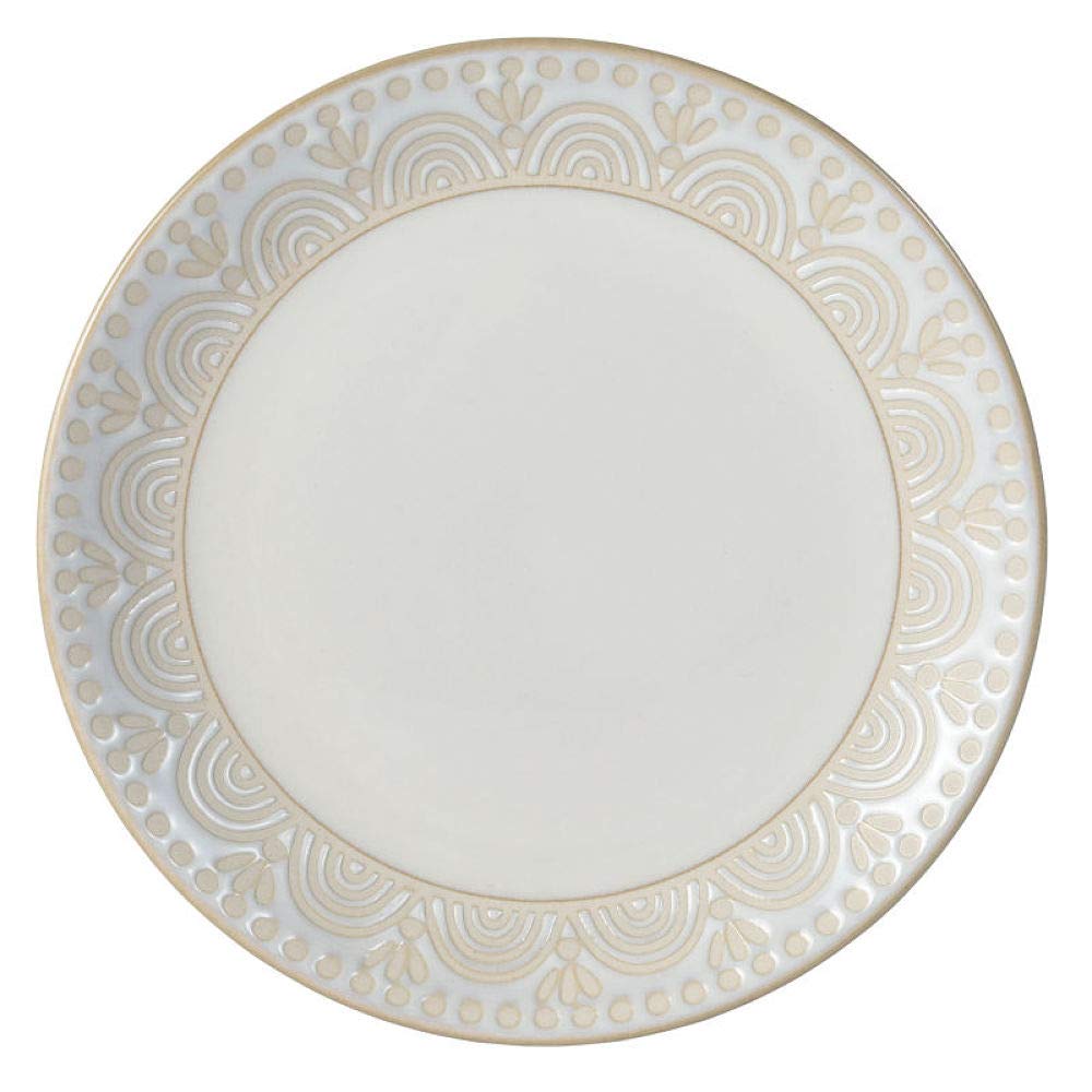 Pfaltzgraff Amelia Cream 16-Piece Dinnerware Set - Elegant Stoneware Plates, Bowls & Mugs for Everyday Dining, Family Gatherings & Special Occasions