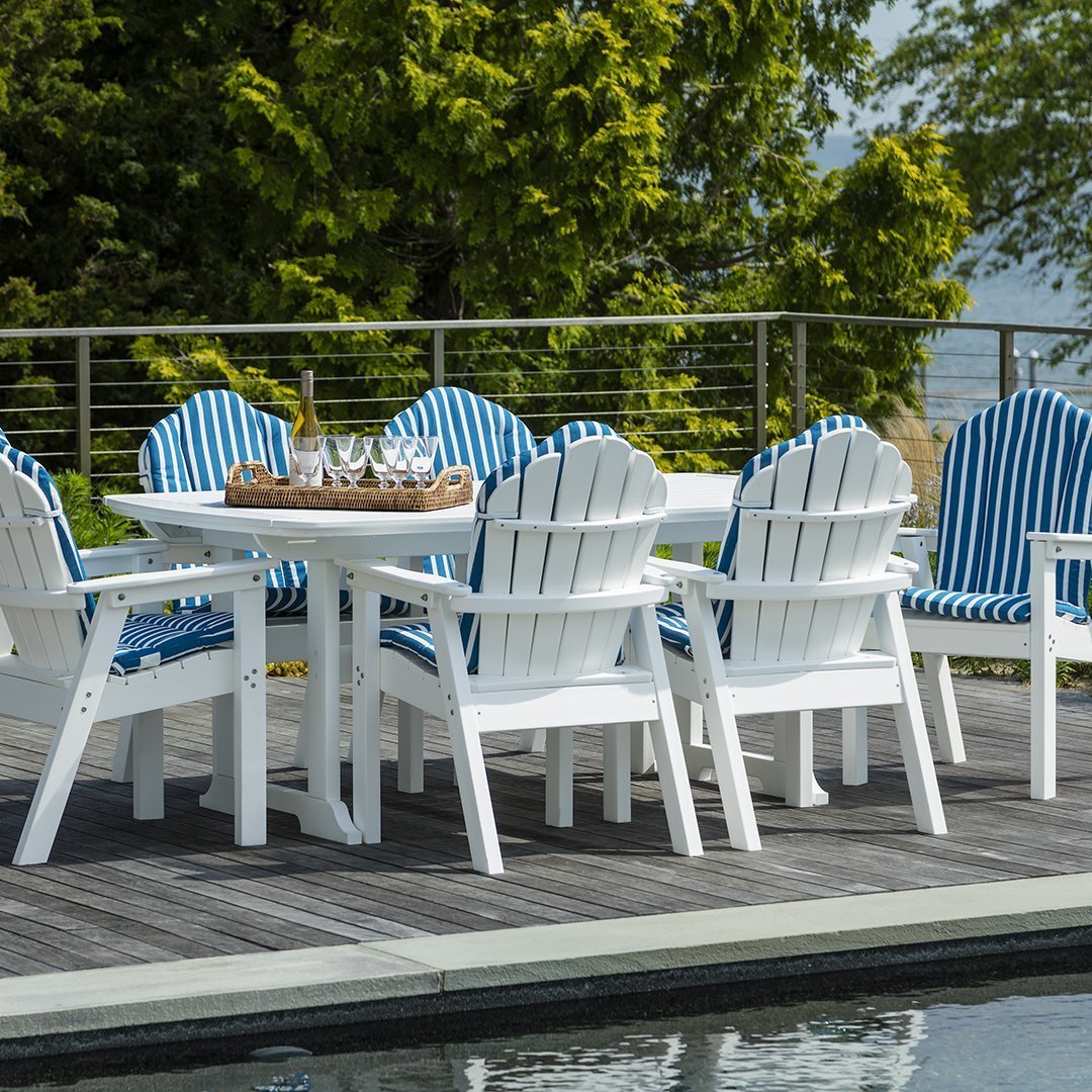 Premium Adirondack Chair Cushions - Classic Bar, Balcony & Dining Outdoor Furniture Cushions - Waterproof & Comfortable for Patio, Deck, and Garden Use