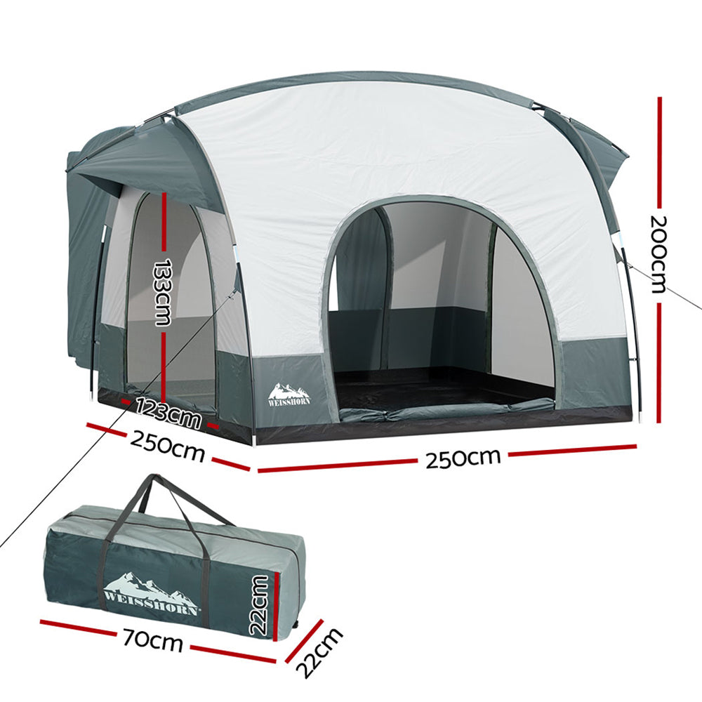 Weisshorn SUV Camping Tent - Portable Rear Extension Canopy for Car, 4WD & Outdoor Adventures - Perfect for Family Camping, Road Trips & Outdoor Exploration