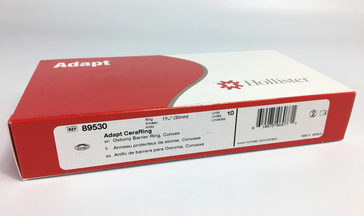 Hollister Adapt CeraRing Skin Barrier Ring - Moldable Ostomy Ring for Extended Wear, No Tape or Flange Needed, Universal Fit (1 3/16