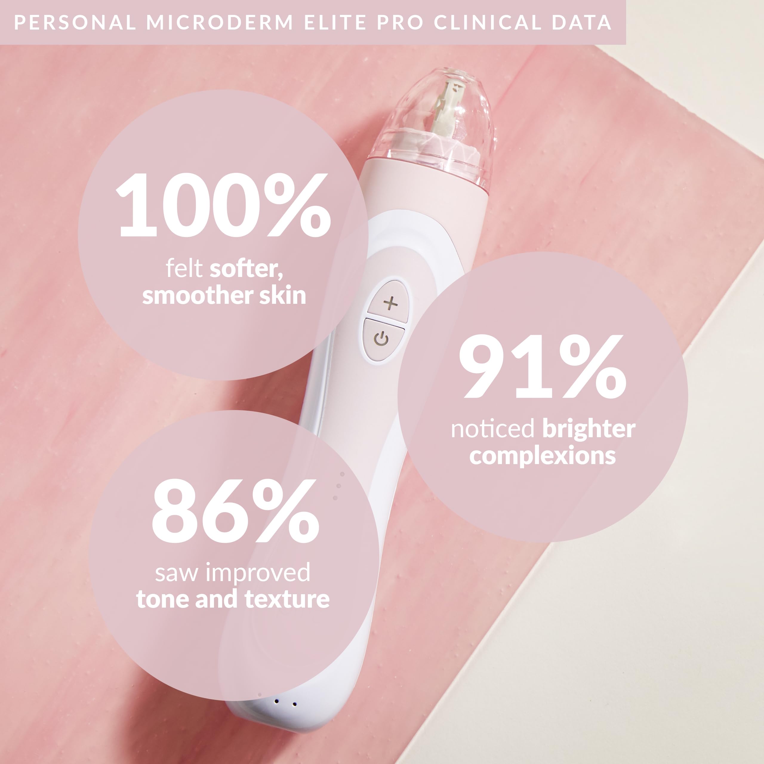 PMD Personal Microderm Elite Pro - At-Home Microdermabrasion Device for Face & Body - Exfoliating Crystals & Vacuum Suction Machine - 3 Speed Settings for Glowing Skin - Perfect for Anti-Aging, Blackhead Removal & Skin Rejuvenation at Home