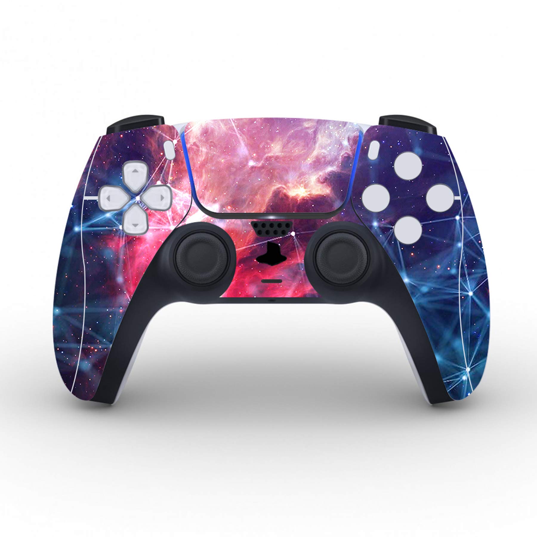 PlayVital Galaxy Space Full Skin Decal Set for PS5 Console Digital Edition - Vinyl Sticker Cover for PS5 Controller, Charging Station, Headset & Media Remote - Perfect for Gaming Setup & Space-Themed Decor