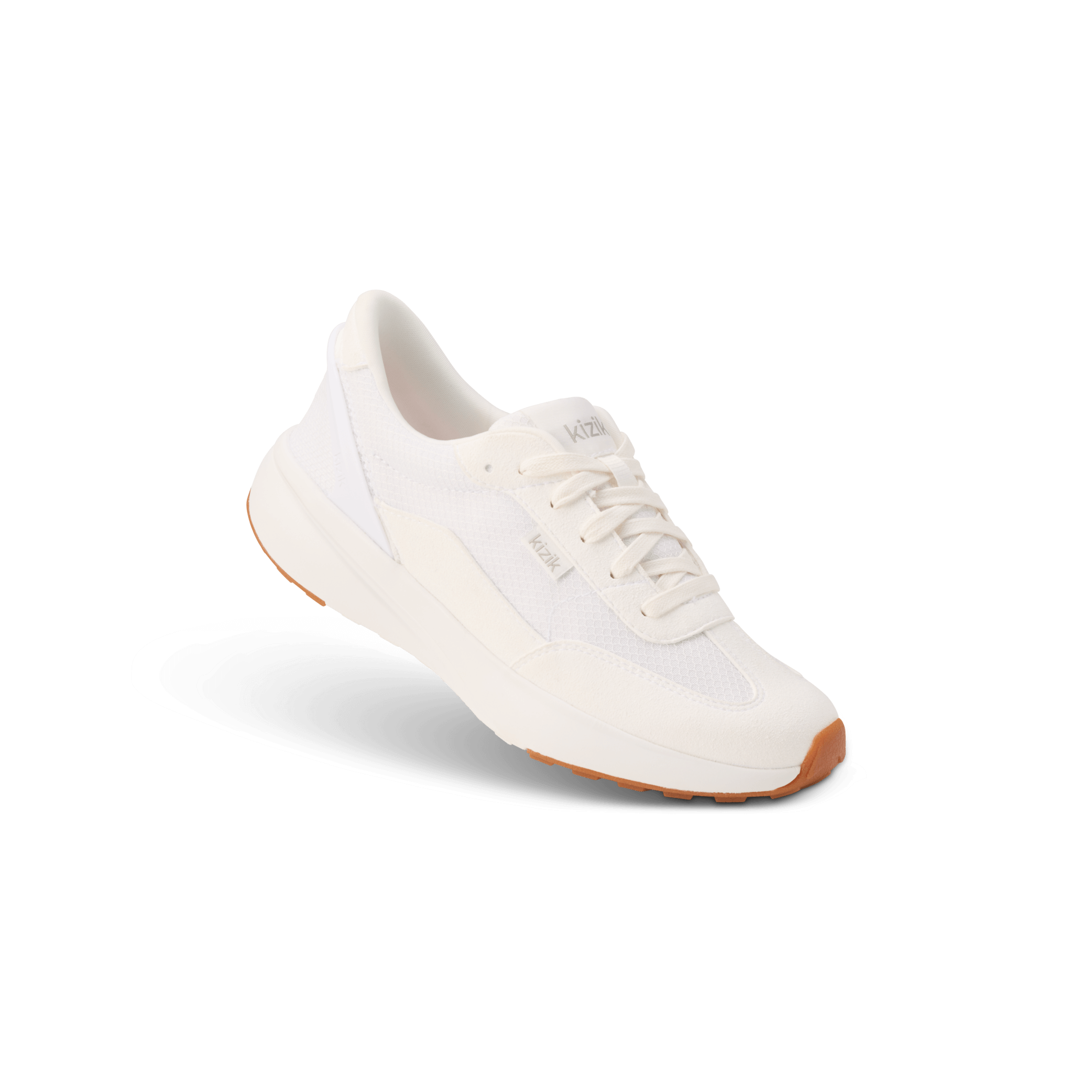 Women's Charlotte Bright White Sneakers - Comfortable Casual Walking Shoes for Everyday Wear, Gym & Travel