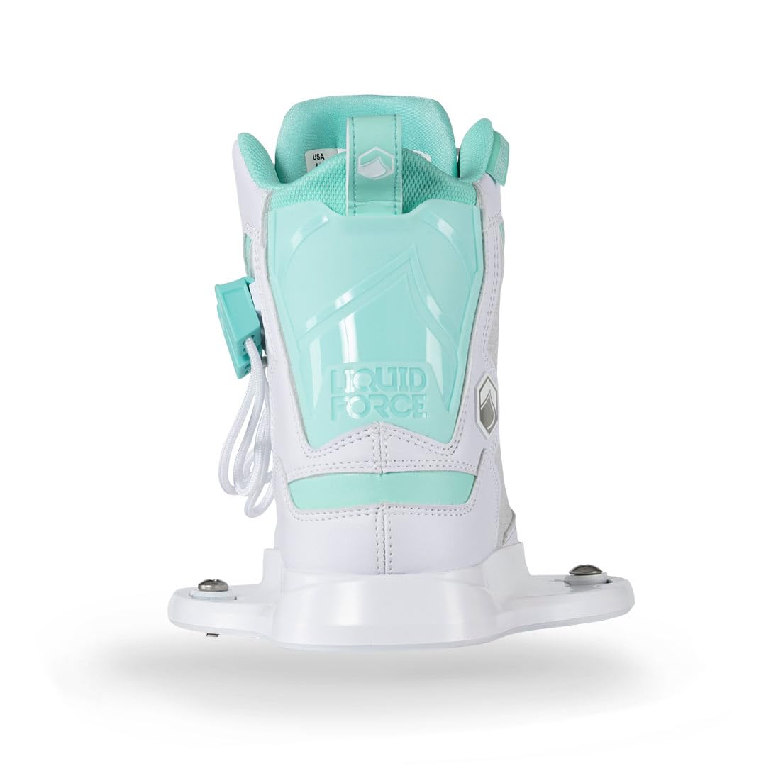 Liquid Force 2025 Women's Plush Wakeboard Bindings - Comfortable & Secure Wakeboarding Boots for Women | Perfect for Water Sports & Boat Riding