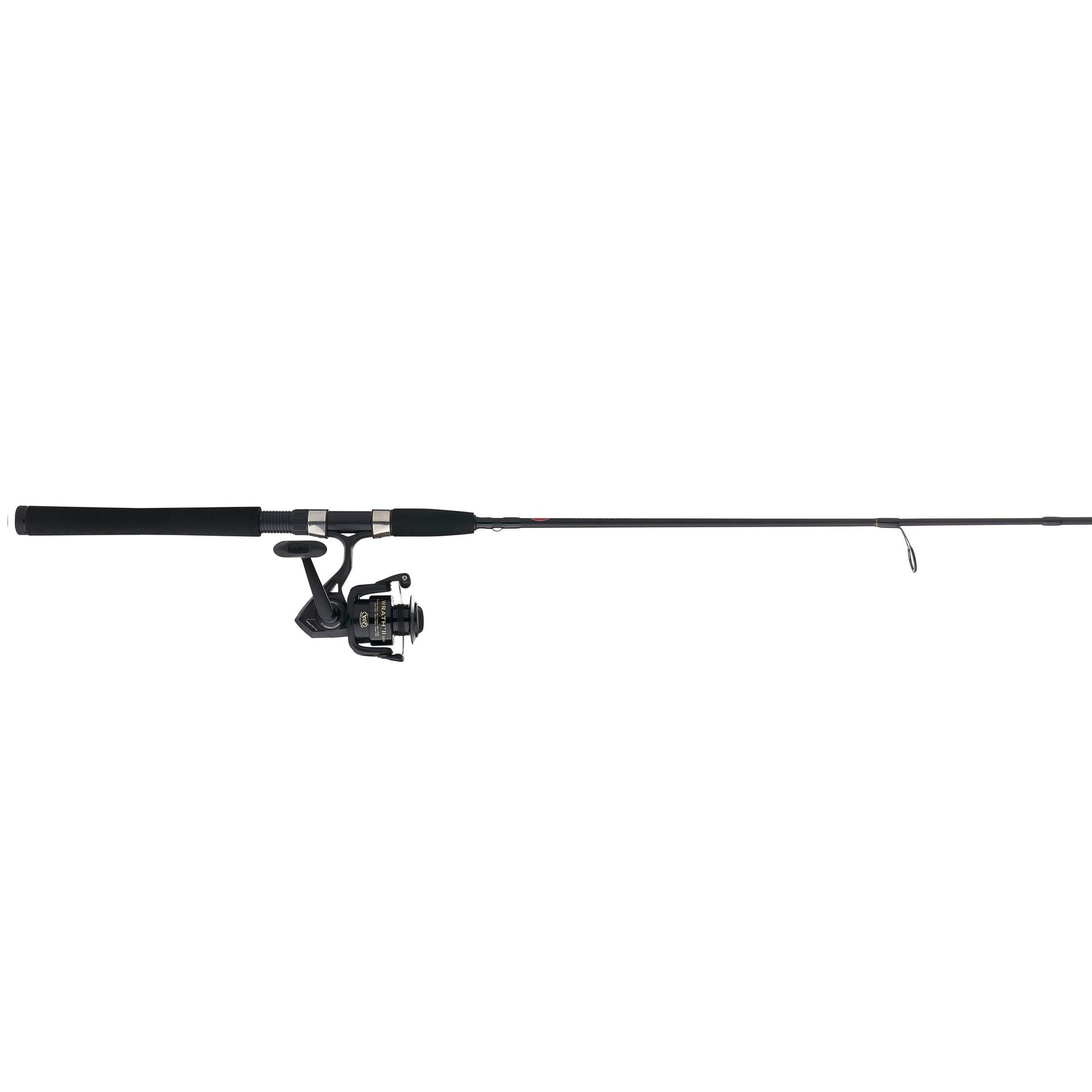 Wrath™ II Spinning Rod and Reel Combo - Premium Fishing Gear for Freshwater & Saltwater Anglers - Perfect for Bass, Trout, and Saltwater Fishing Adventures
