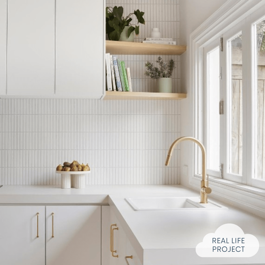 Brunswick Kit Kat Matte White Ceramic Tile - Perfect for Kitchen Backsplash, Bathroom Walls & Flooring