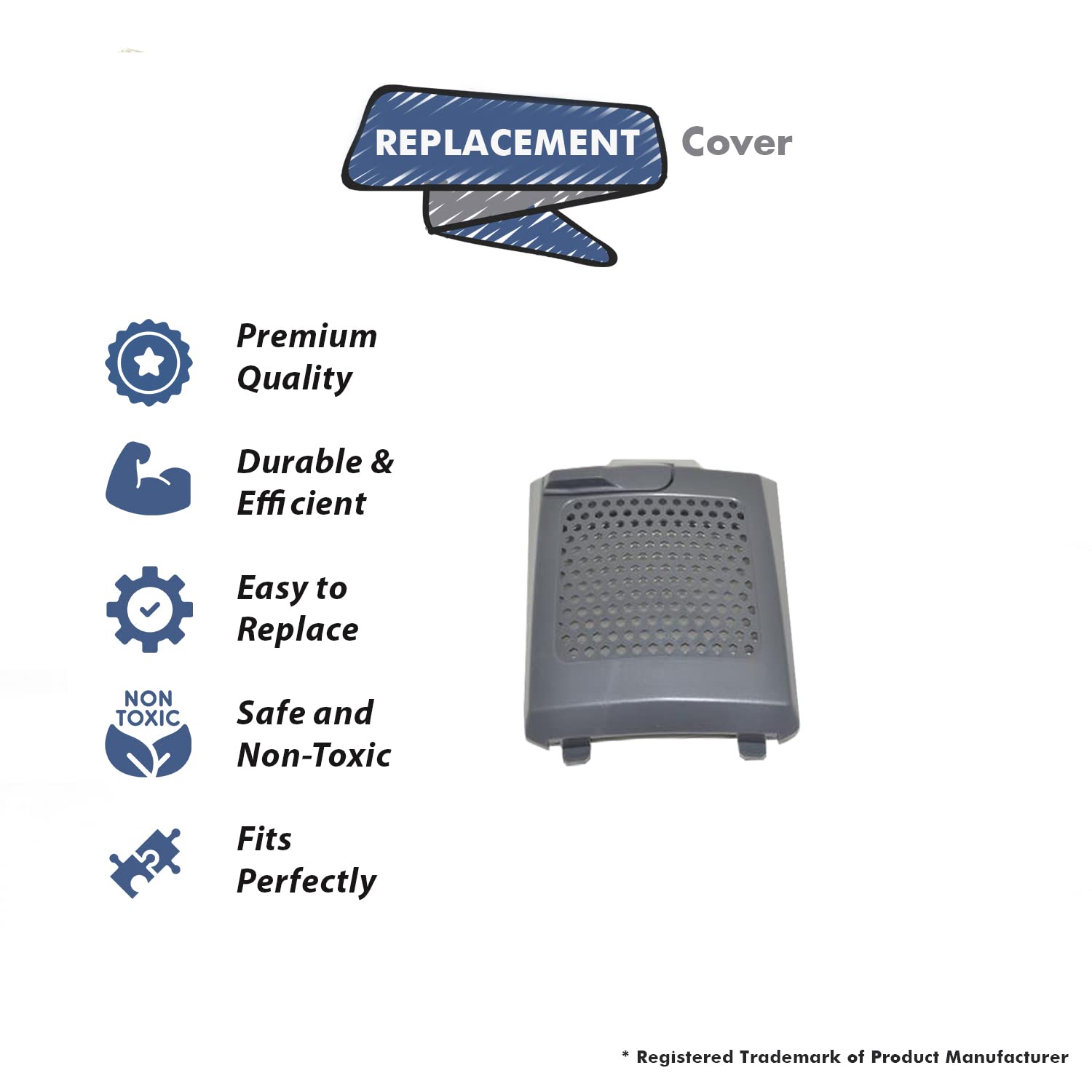 Proteam Pro 10 Exhaust Filter Door (2-Pack) - Backpack Vacuum Cleaner Replacement Part for Easy Maintenance