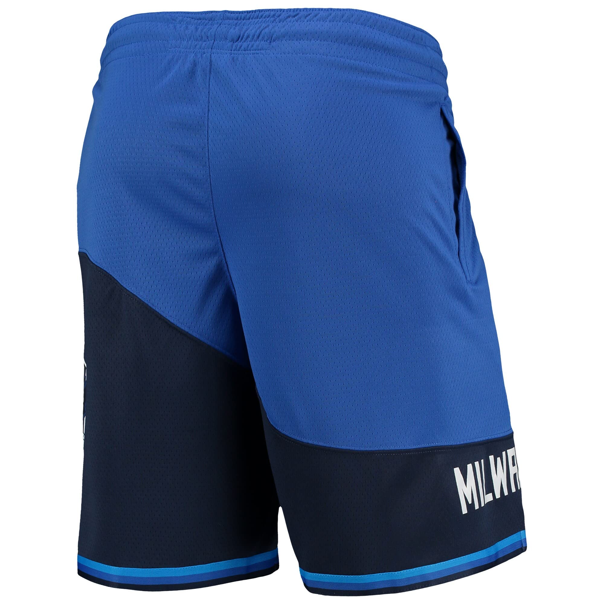 Milwaukee Bucks Youth 8-20 Blue City Edition Swingman Basketball Shorts - Perfect for Games, Practice & Fan Gear