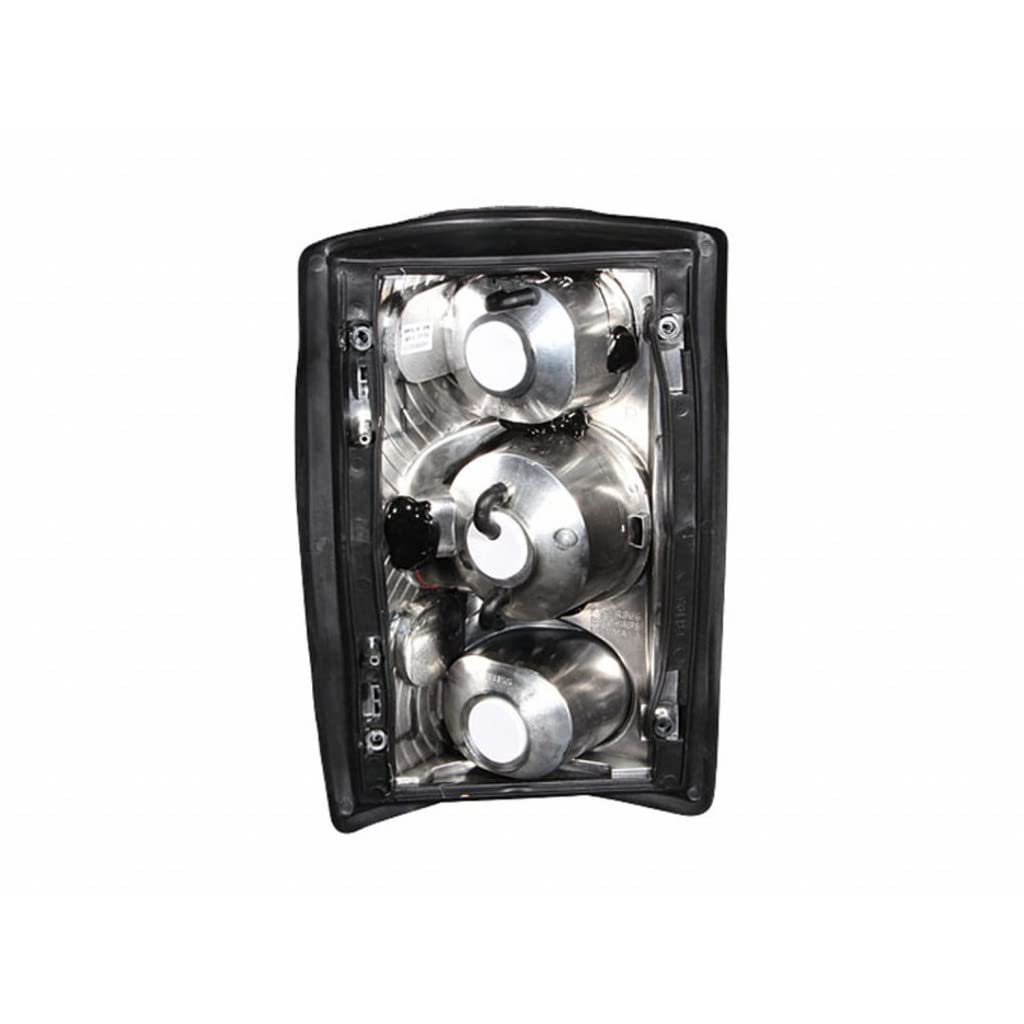 ANZO Black Tail Lights for 1995-2002 Ford E-250 Econoline | Replacement Car Parts | Perfect for Night Driving & Vehicle Customization