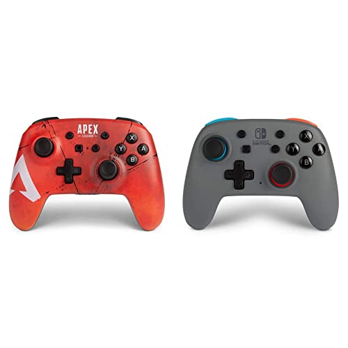 PowerA Enhanced Wireless Controller for Nintendo Switch & Lite - Bluetooth Gamepad with AA Batteries, Compatible with Apex Legends - Perfect for Gaming on the Go & Home Entertainment