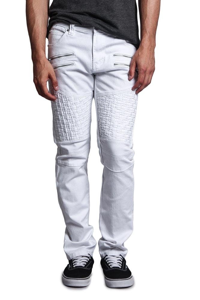 Victorious Men's Quilted Biker Jeans - Stylish Motorcycle Riding Pants for Men, Comfortable & Durable Denim with Quilted Design - Perfect for Motorcycle Riders, Casual Wear & Outdoor Adventures