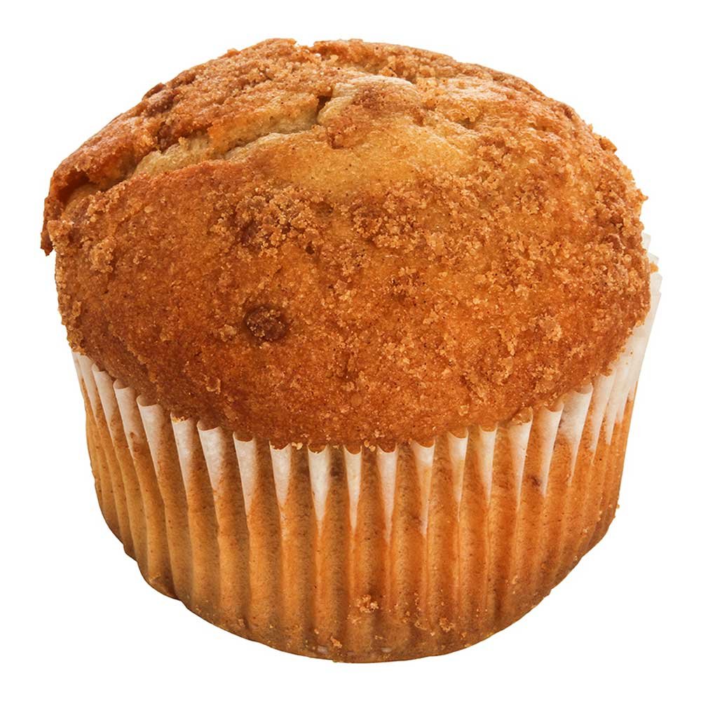 Otis Spunkmeyer Apple Cinnamon Muffins - 4oz (24 Pack) | Bulk Bakery Snacks for Breakfast, Office, School & Cafeteria | Delicious Individually Wrapped Muffins