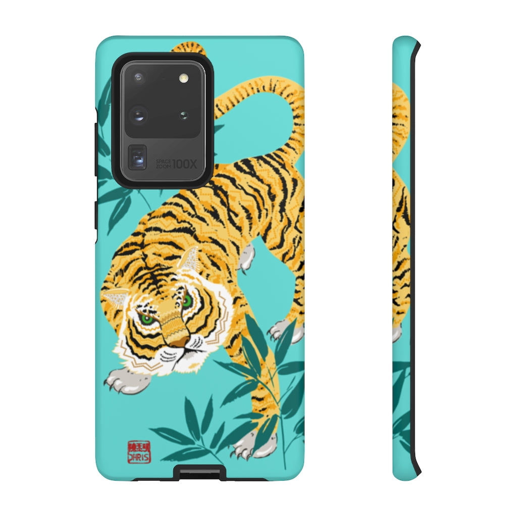 Lucky Tiger Chinese Zodiac Phone Case - Durable & Stylish Cover for iPhone & Samsung - Perfect for New Year Gifts & Daily Protection