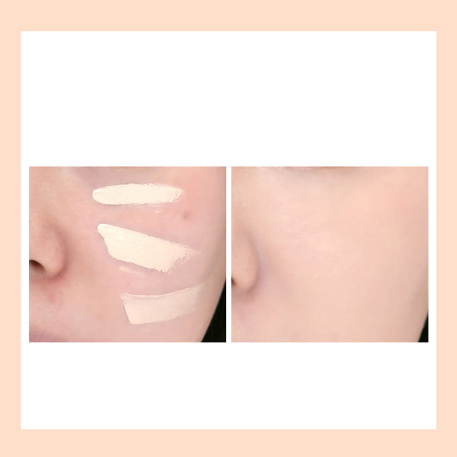 Full Coverage Hydrating Lightweight Concealer - Oil-Free, Non-Sticky Makeup Base for Oily Skin (9ml, Porcelain) | Perfect for Everyday Wear & Touch-Ups