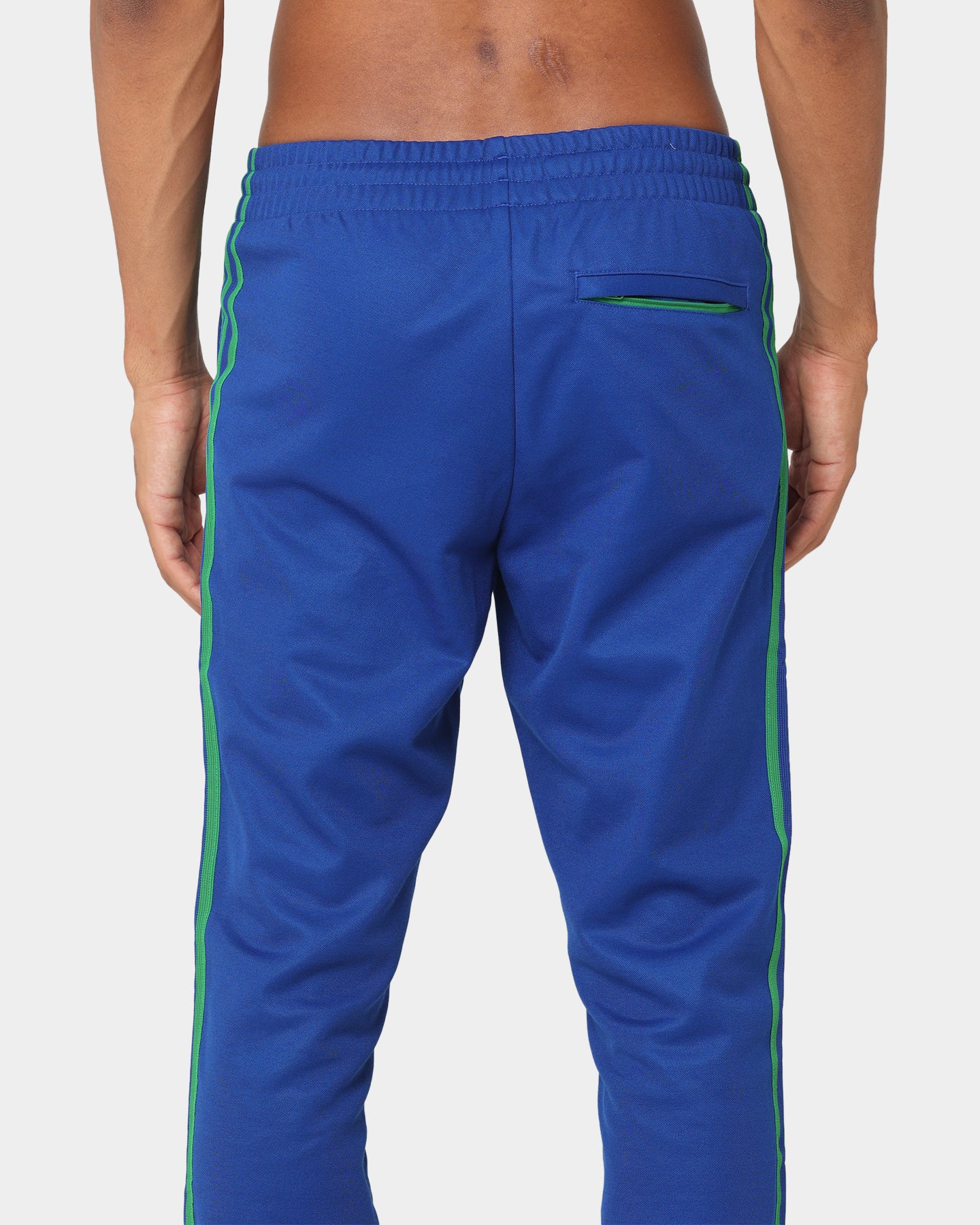 Adidas Adicolor Striped Trackpants for Men - Collegiate Royal Blue Athletic Joggers | Gym Workout, Running & Casual Streetwear