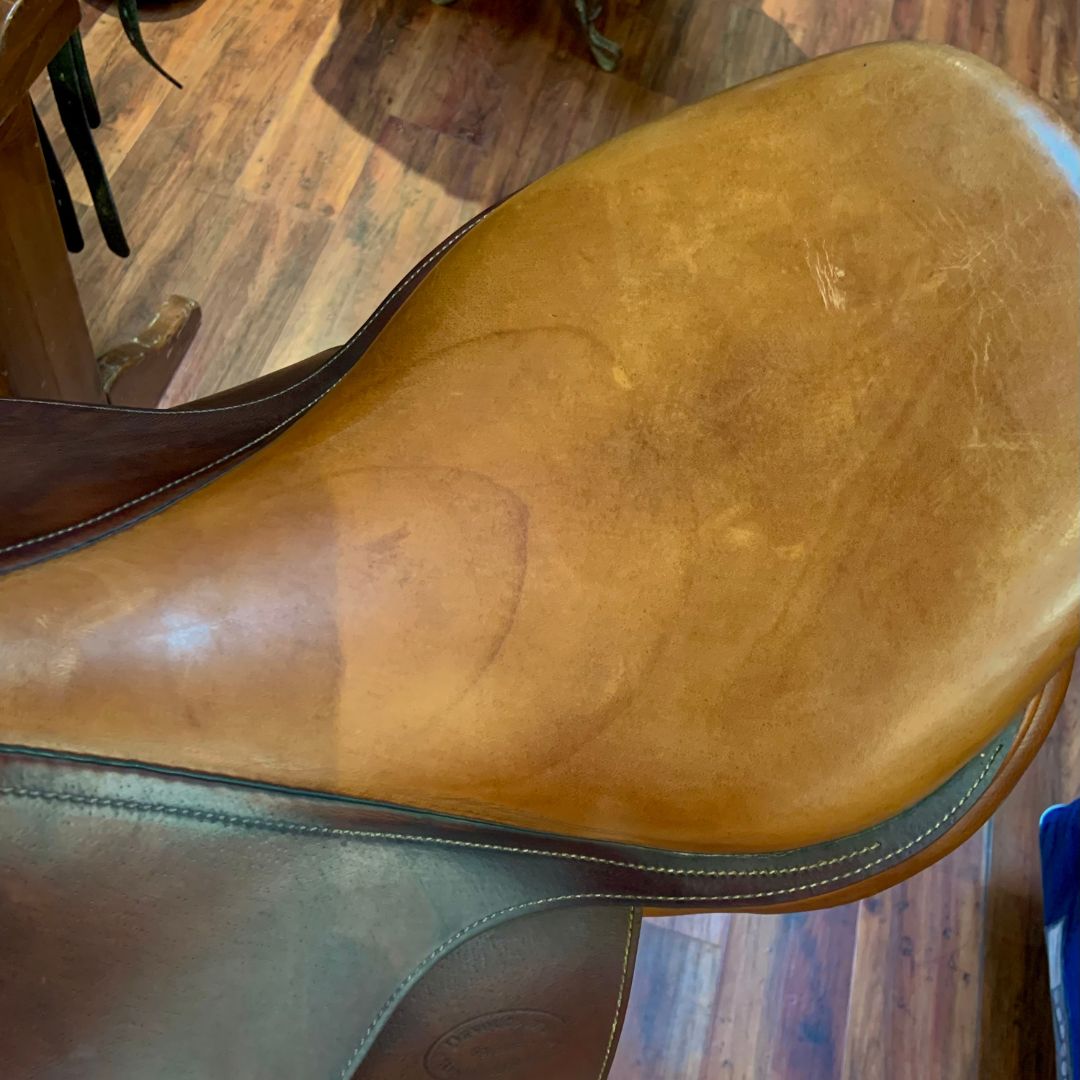 Devacoux Biarritz Original Close Contact Consignment Saddle - Size 17 Medium | English & Western Riding, Dressage, Jumping | Perfect for Professional Equestrians & Horse Shows